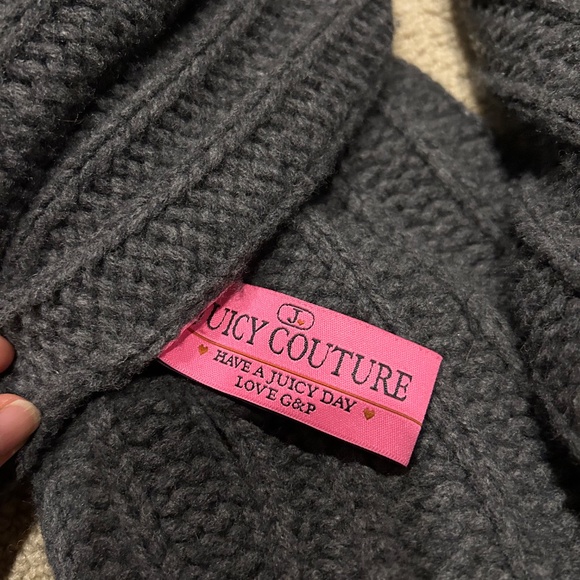 Authentic Extra Long Juicy Couture Cashmere and Wool Scarf - Picture 3 of 7